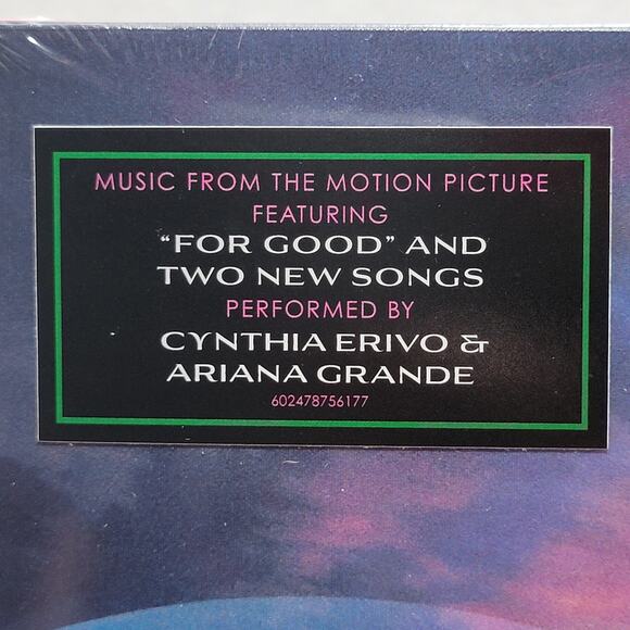 VINYL Wicked: For Good Sntrk - 2 Pink & Green Shimmer LP + Lenticular Cover NEW - Picture 2 of 7